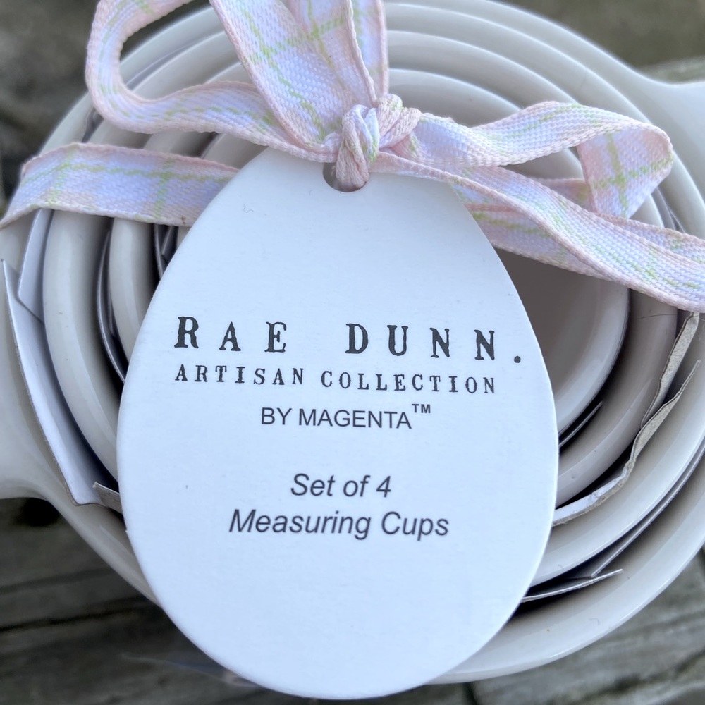 *New with tags* RAE DUNN Artisan Collection Set of 4 Measuring Cups